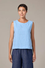 Load image into Gallery viewer, Cut Loose Solid Linen Shell with Wide Facing