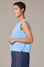 Load image into Gallery viewer, Cut Loose Solid Linen Shell with Wide Facing