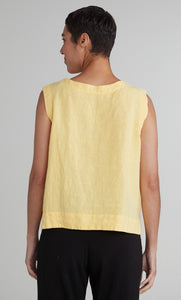 Cut Loose Solid Linen Vest