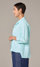 Load image into Gallery viewer, Cut Loose Solid Linen Hi Low Crop Shirt