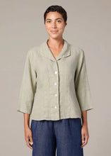 Load image into Gallery viewer, Cut Loose Solid Linen 3/4 Sleeve Shirt