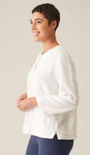 Load image into Gallery viewer, Cut Loose Solid Linen 3/4 Sleeve Cropped Jacket