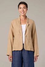 Load image into Gallery viewer, Cut Loose Solid Linen 1 Button Blazer