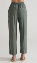Load image into Gallery viewer, Cut Loose Linen Cotton Jersey Raw Hem Barrel Pant