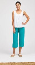 Load image into Gallery viewer, Cut Loose Linen Cotton Jersey Raw Edge Tank