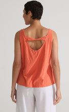 Load image into Gallery viewer, Cut Loose Linen Cotton Jersey Twist Tab Tank