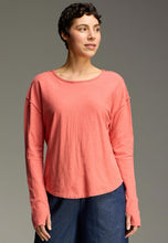 Load image into Gallery viewer, Cut Loose Linen Cotton Jersey Thumbhole Top