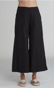 Cut Loose Linen Tencel Flare Pant