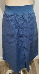 Cut Loose Linen Tencel Cargo Skirt (S, Atlantic) - On Sale!