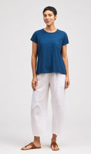Load image into Gallery viewer, Cut Loose Navy Stripe Easy Tee with Pocket