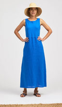 Load image into Gallery viewer, Cut Loose Linen Combo Aline Tank Dress