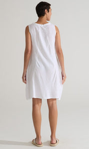 Cut Loose Linen Combo Seamed Bubble Dress