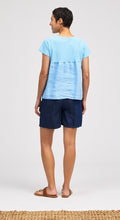 Load image into Gallery viewer, Cut Loose Linen Combo Ruche Back Top