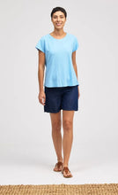 Load image into Gallery viewer, Cut Loose Linen Combo Ruche Back Top