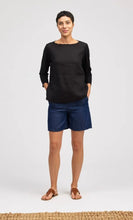 Load image into Gallery viewer, Cut Loose Linen Combo 3/4 Sleeve Tee