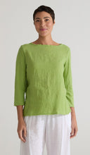 Load image into Gallery viewer, Cut Loose Linen Combo 3/4 Sleeve Tee