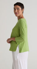 Load image into Gallery viewer, Cut Loose Linen Combo 3/4 Sleeve Tee