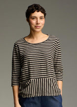 Load image into Gallery viewer, Cut Loose Black Stripe Pocket Pullover