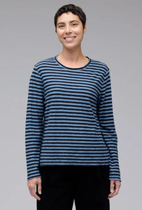 Cut Loose Black Stripe Long Sleeve Easy Tee