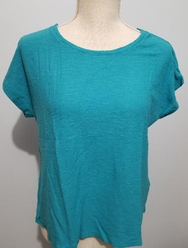 Cut Loose Light Weight Cotton Jersey Boatneck Box Top- (S, Bahama)- On Sale!