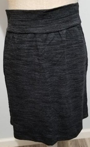 Cut Loose Raw Edge Pencil Skirt (XS, Black)- On Sale!