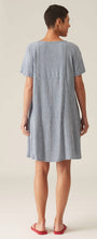 Load image into Gallery viewer, Cut Loose Crinkle Check V-Neck Swing Dress