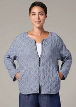 Load image into Gallery viewer, Cut Loose Crinkle Check Quilt Bomber Jacket
