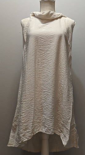 Cut Loose Rayon Parachute Cowl Tunic (M, Jicama)- On Sale!