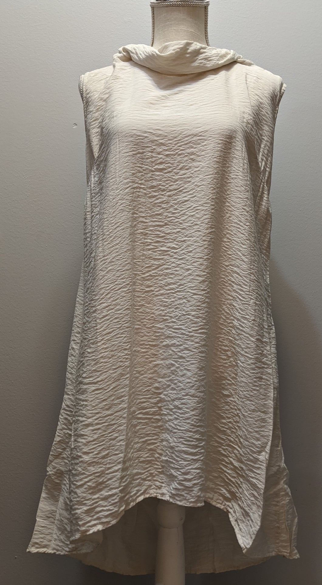 Cut Loose Rayon Parachute Cowl Tunic (M, Jicama)- On Sale!