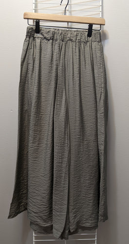 Cut Loose Rayon Parachute Culotte (XS, Cobblestone)- On Sale!