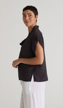 Load image into Gallery viewer, Cut Loose Rayon Parachute Short Sleeve Cowl Top