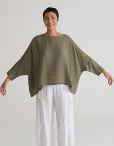 Cut Loose Rayon Parachute One Size Crop Top