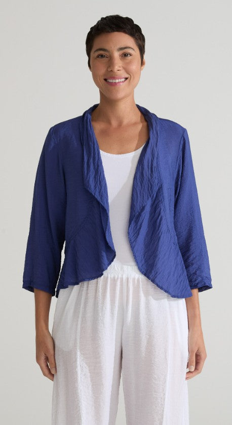 Cut Loose Rayon Parachute Ruffle Jacket