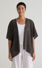 Load image into Gallery viewer, Cut Loose Check Burnout One Size Shawl Cardi