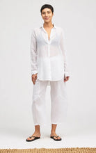 Load image into Gallery viewer, Cut Loose Check Burnout Aline Shirt