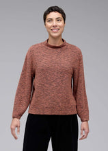 Load image into Gallery viewer, Cut Loose Crimped Fabric Mock Neck Top