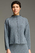 Load image into Gallery viewer, Cut Loose Crimped Fabric Funnel Pullover