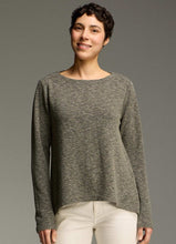 Load image into Gallery viewer, Cut Loose Crimped Fabric Wide Facing Pullover