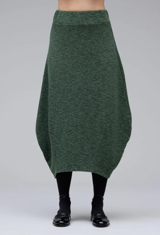 Cut Loose Crimped Fabric Lantern Skirt
