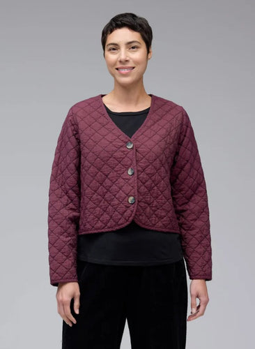 Cut Loose Quilted Parachute 3 Button Jacket
