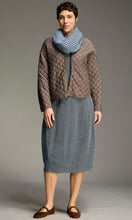 Load image into Gallery viewer, Cut Loose Marled Sweater Knit 3/4 Sleeve Dress