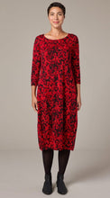 Load image into Gallery viewer, Cut Loose Floral Jacquard 3/4 Sleeve Dress