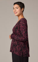 Load image into Gallery viewer, Cut Loose Floral Jacquard Modern Tee