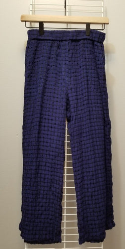 Cut Loose Black and White Plaid Easy Crop Pant (XS, Admiralty)- On Sale!