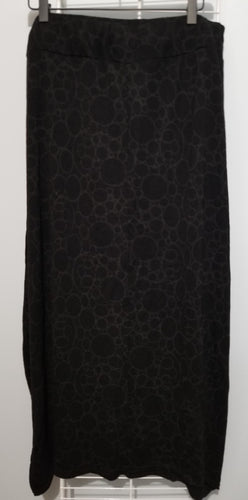Cut Loose Ring Jacquard Lantern Skirt (XL, Black)- On Sale!