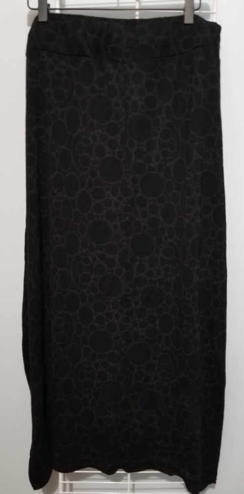 Cut Loose Ring Jacquard Lantern Skirt (XL, Black)- On Sale!
