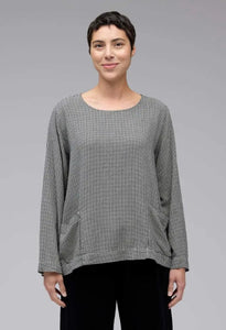 Cut Loose Mini Check Pocket Top