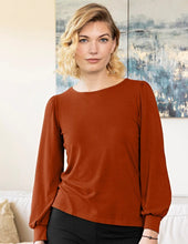 Load image into Gallery viewer, Blue Canoe Romance Top- (XL, Spice)-On Sale!