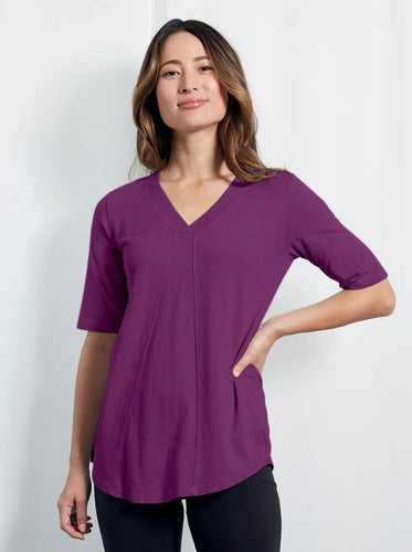 Blue Canoe Easy V Neck (XL, Mulberry)- On Sale!