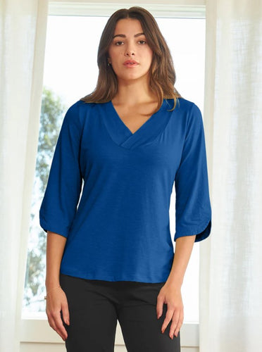 Blue Canoe Scallop Top (XL, Cobalt)- On Sale!
